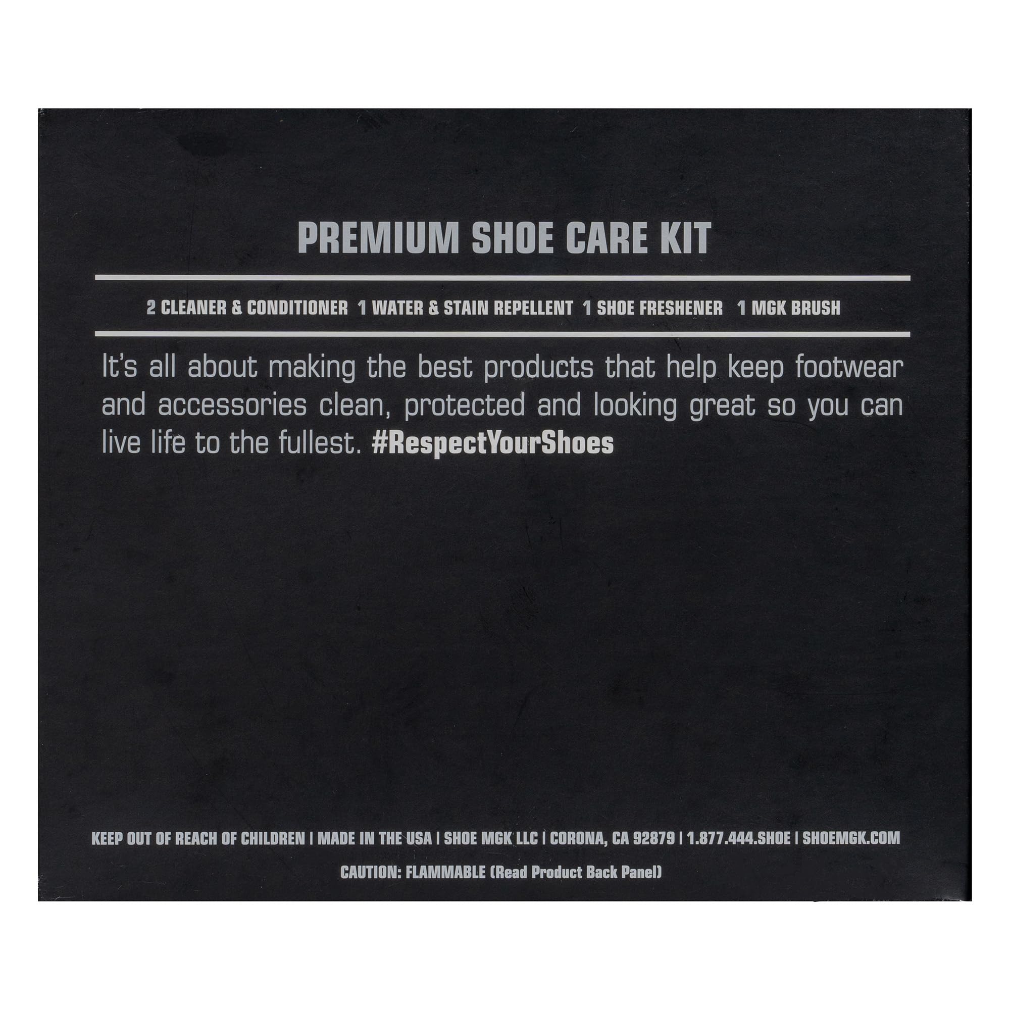 MGK Complete Kit: Shoe Cleaner, Care, Water & Stain Protection - Revitalize, Shield, and Freshen Sneakers, Leather, and Dress Shoes With Deodorizer
