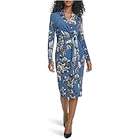 Anne Klein Women's Long Sleeve Polka Dot Jersey Wrap Dress at Amazon Women's Clothing store Anne Klein Women's Long Sleeve Polka Dot Jersey Wrap Dress at Amazon Women's Clothing store
