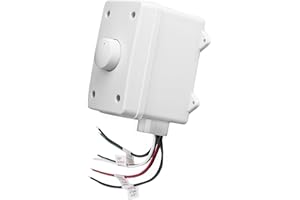 OSD Audio Outdoor 100W Volume Control Impedance Matching, Weather Resistant Enclosure OVC100, White