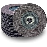 10PACK - 6" x 7/8" Industrial Grade 60# Flap Discs Sanding Disc Grinding Wheel for Angle Grinder Metal/Stainless Steel/Woodwo