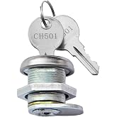 1 Pack Truck Tool Box Lock Replacement Kit- with ch501 Keys Pickup Toolbox Latch Cylinder