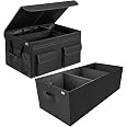 MIU COLOR 72L Trunk Organizer With Lid - Collapsible Car Storage Box For SUV, Sedan, Van
