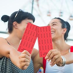 Kosiz 504 Sheets 20 Bid Raffle Ticket with