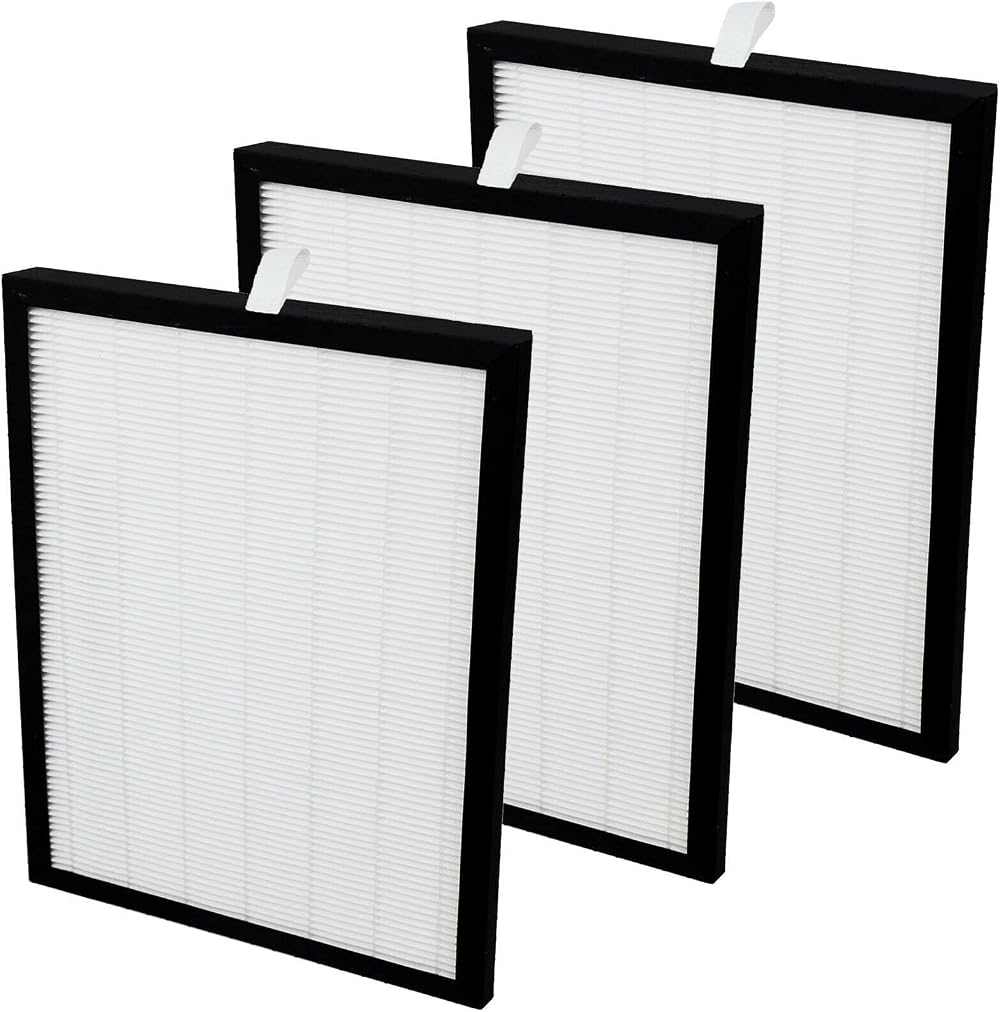 Spares2go HEPA Filter for Meaco 20L 20LE Dehumidifier 3 Pack