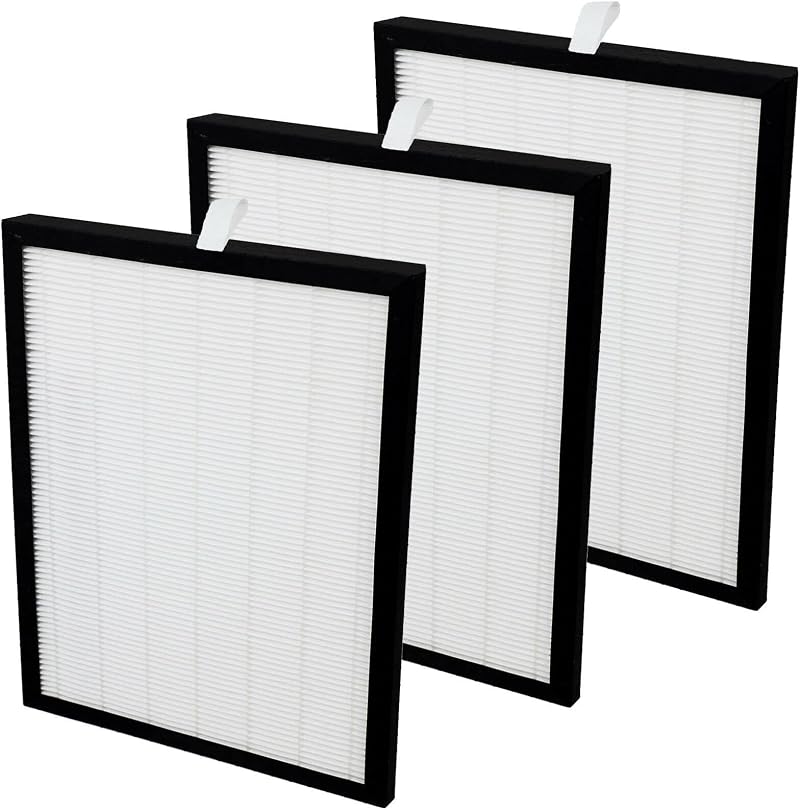 Spares2go HEPA Filter for Meaco 20L 20LE Dehumidifier 3 Pack