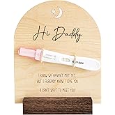 Pregnancy Announcement For Dad- Hi Daddy Pregnancy Test Keepsake Wooden Sign- Baby Surprise Announcement Ideas, Pregnancy Reveal To Husband, Daddy To Be Gifts