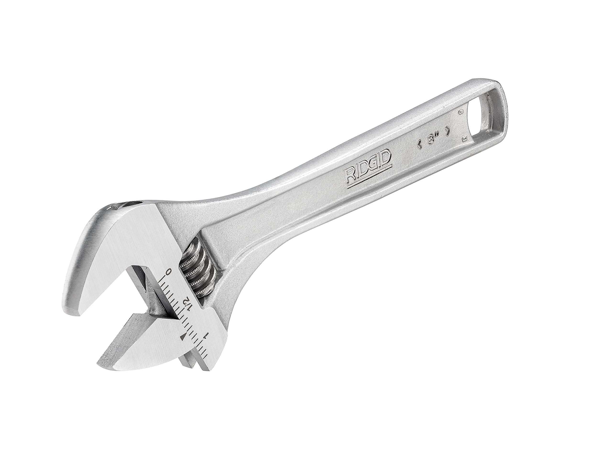 RIDGID 86907 758 Adjustable Wrench, 8-inch Adjustable Wrench for Metric and SAE