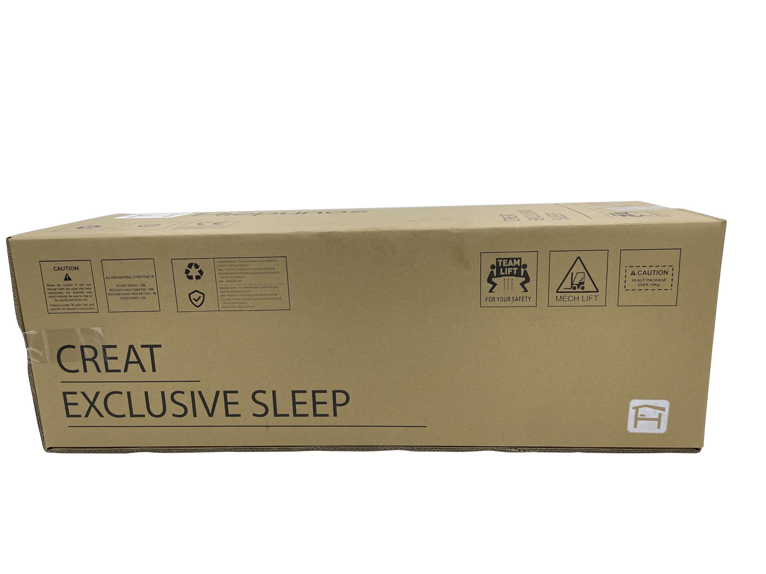 Hiepunos Double Mattress,10.2 INCH Hybrid Memory Foam and Individually Pocket Spring,4FT6 Double Bed Mattress Medium Firm,Ergonomic Pressure Reducing,Improve Sleeping(135x190x26cm)