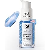 KAPLAN MD Diamond Contour Supercharged 1 Minute Daily Facial - Anti-Aging Serum for Face with Exfoliating Crushed Diamonds & Fruit Enzymes - Radiant & Smooth Skin for Women of All Ages - 1.35 fl oz
