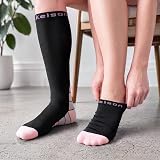 Calves Kelson 2 Pairs Compression Socks 20-30 mmHg Knee High Women Men view 6