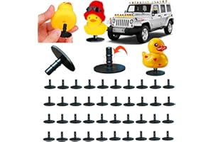 ZAGEVIVIN 10 Pcs Duck Holder for Jeep Dash, Rubber Duck Mount, Fixed Display, 2024 Upgrade Locking Ring (10)