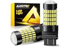 AUXITO 3157 LED Bulbs Reverse Lights, 102-SMD Chipsets 500% Extremely Bright 3056 3156 3057 4157 LED Bulbs with Projector for