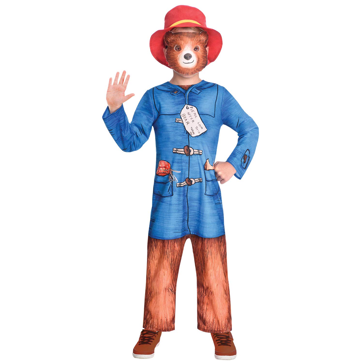 Amscan 9906205 Paddington Bear Costume Age 3-4 Years, Unisex Children, Multi-Coloured