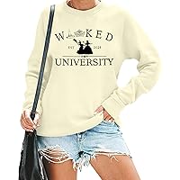 Witches Musical Movie Sweatshirt - Pink Goes Good With Green Graphic Pullover For Women