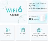 TP-Link Deco X50 Mesh WiFi 3-Pack AX3000 Dual Band Router Repeater view 5