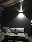 APPLIQUE LED CUBO CON ANGOLO LUCE REGOLABILE UP DOWN BIANCO ODERNO