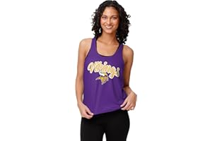 FOCO Women's NFL Ladies Fashion Wordmark Team Stripe Sleeveless Tank Top Shirt