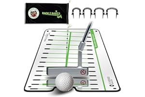 BACK 2 BASICS GOLF Golf Putting Mirror - Golf Training Aids for Men & Women - Pro-Approved Pro Path Putting Training Aid, for Indoor & Outdoor