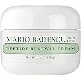 Mario Badescu Peptide Renewal Cream for Combination, Dry and Sensitive Skin | Anti-aging Face Cream Formulated with Palmitoyl Tripeptide-1 & Sodium Hyaluronate | 1 Ounce