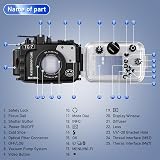 Seafrogs Underwater Camera Housing for Olympus TG-7 195FT 60M Waterproof Case view 3