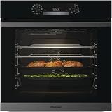 Hisense BSA63222ABUK 77L Built-in Electric Single Oven Jet Black view 3