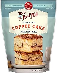 Bob's Red Mill Cinnamon Swirl Coffee Cake Baking Mix - 18.5 oz Bag (Pack of 1), Simple Clean Ingredients, Homemade Taste, Non