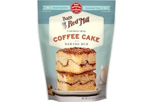 Bob's Red Mill Cinnamon Swirl Coffee Cake Baking Mix - 18.5 oz Bag (Pack of 1), Simple Clean Ingredients, Homemade Taste, Non-GMO