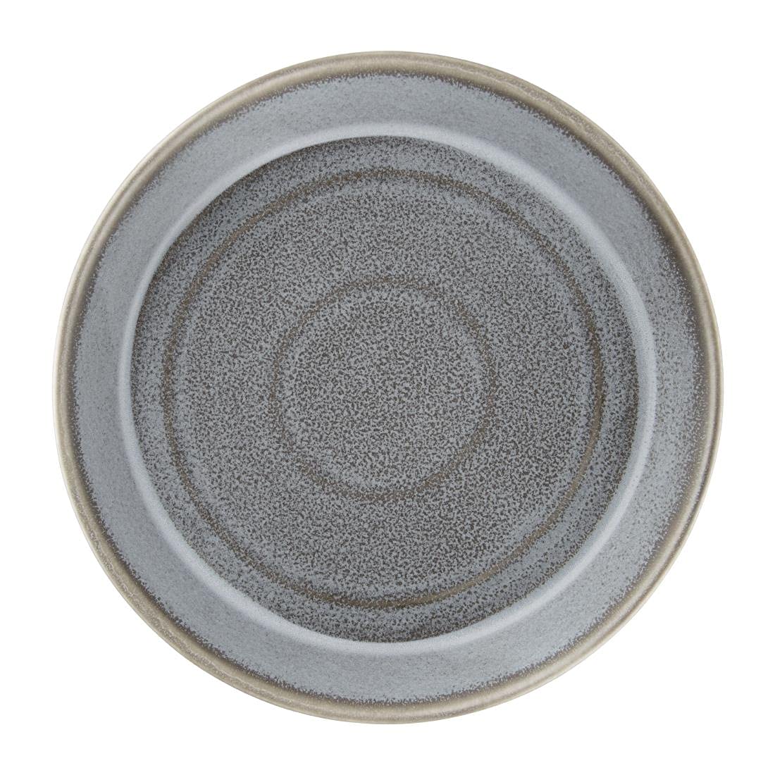 Olympia Cavolo Charcoal Dusk Flat Round Bowls 220mm (Pack of 4)