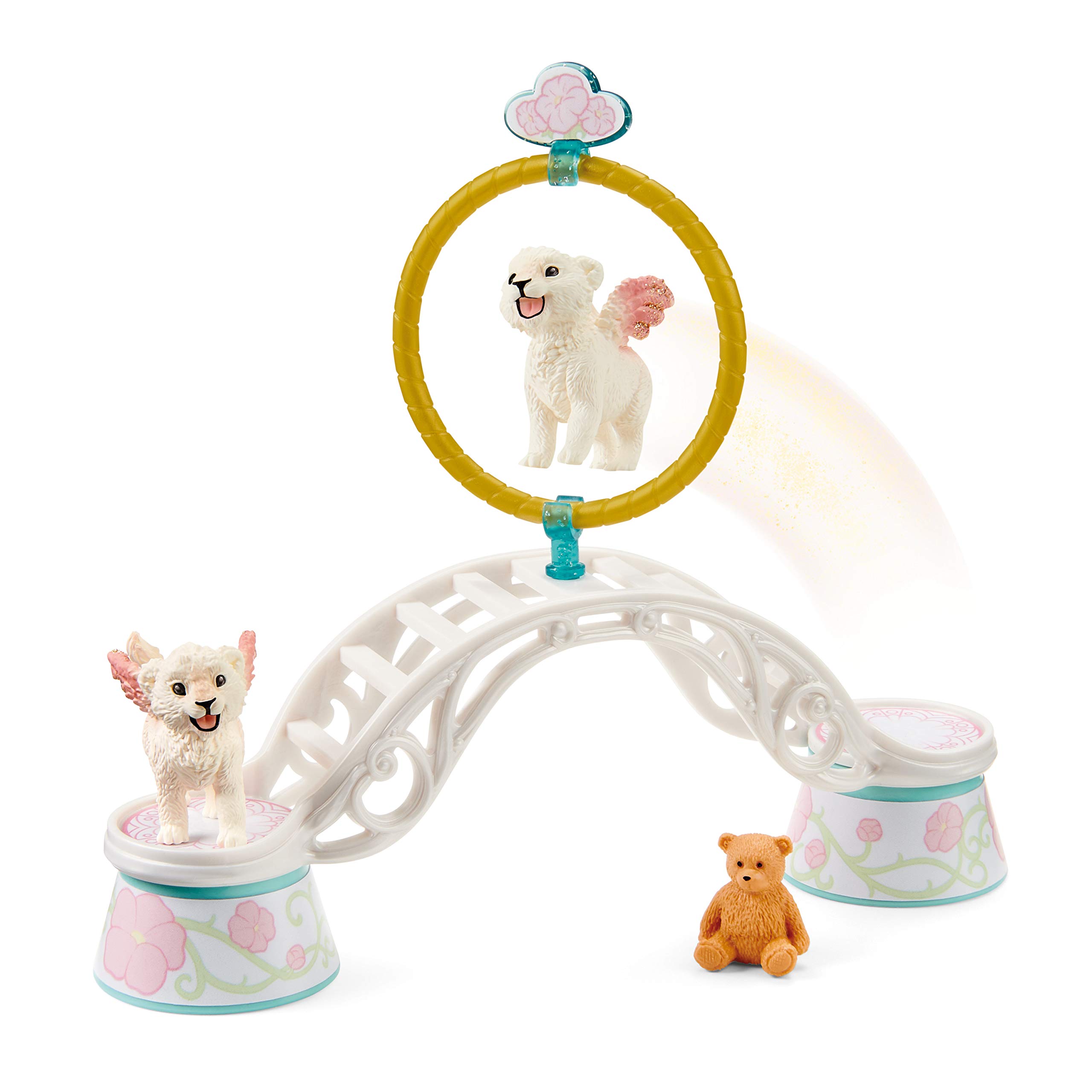 SCHLEICH 42524n bayala Winged Baby Lion Training, Colourful