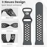 Yoohoo Silicone Watch Band for Fitbit Versa 3 4 Sense Large Size view 2