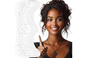 YGQQOY Glitter Freckles Face Tattoo - 10pcs Silver Face Glitter Makeup Speckles, Sparkle Makeup Patches