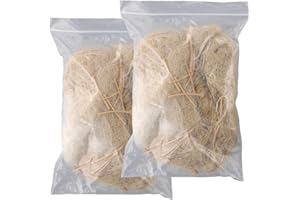 2 Pack Bird Nesting Material for Wild Birds, Hummingbird and Pet Birds - Natural Jute Cotton Fiber Bedding for Parrot, Finch,