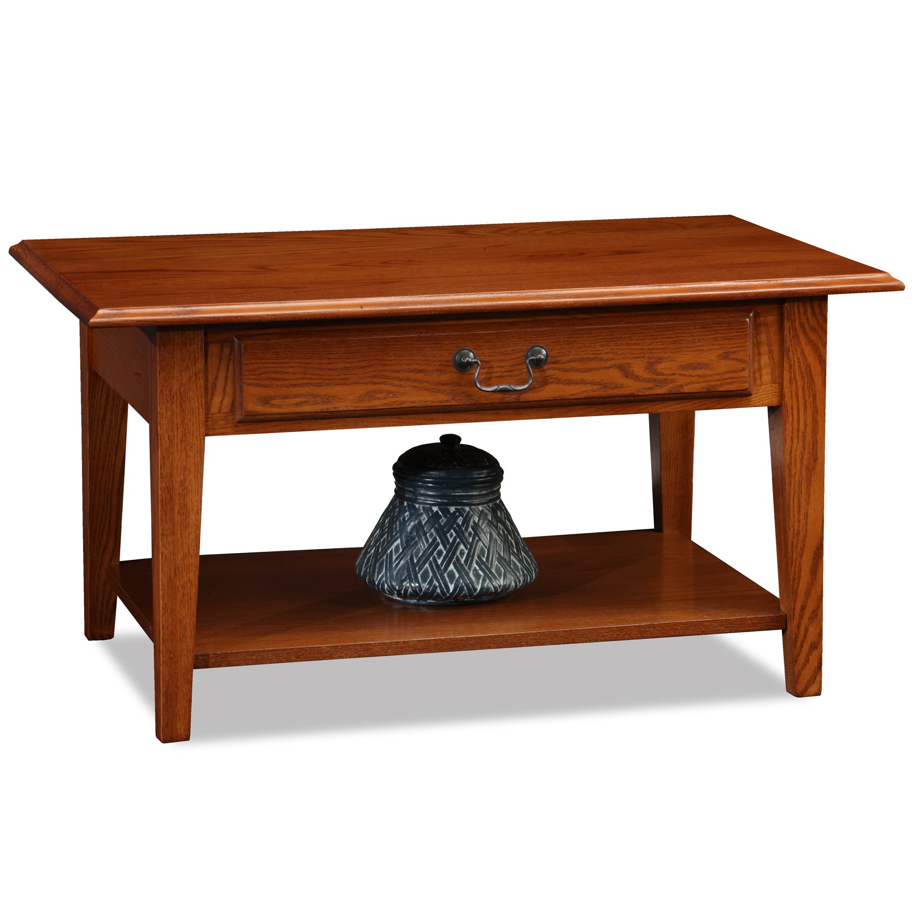 Leick Pact Coffee Table Solid Ash Oak Veneers