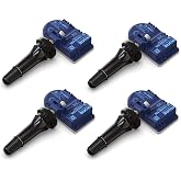 MORESENSOR Compact PRO Series 315MHz TPMS Tire Pressure Sensor 4-Pack | Preprogrammed for Select 270+ Japanese Brand Models | Replacement for 40700-CD001 | Snap-in | KX-S031-SN-4