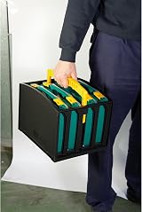 Tayg 301001 Multibox 4 Organiser Cases 335x250x275mm Yellow Green Black view 4