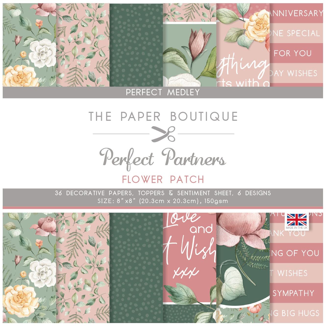 Paper Boutique The Perfect Partners - Flower Patch - Embellishments