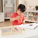 Melissa & Doug Stamp-a-Scene Fairy Garden Arts & Crafts Wooden Stamp Set Ages 4+ view 2