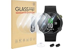 5 Pack Smartwatch Screen Protector for Garmin Forerunner 55/45/45S, Charger Port + Ultra-thin HD Clear 9H Tempered Glass Prot