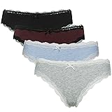 Women's Brief Lingerie Cotton Briefs Hipster Briefs