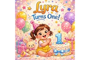 Lyra Turns One!: A Personalized First Birthday Book for Lyra: A Sweet Keepsake to Celebrate Turning One