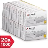 Rexel No.56 (26/6) Staples Box of 20000 for Desktop Staplers Grey view 2