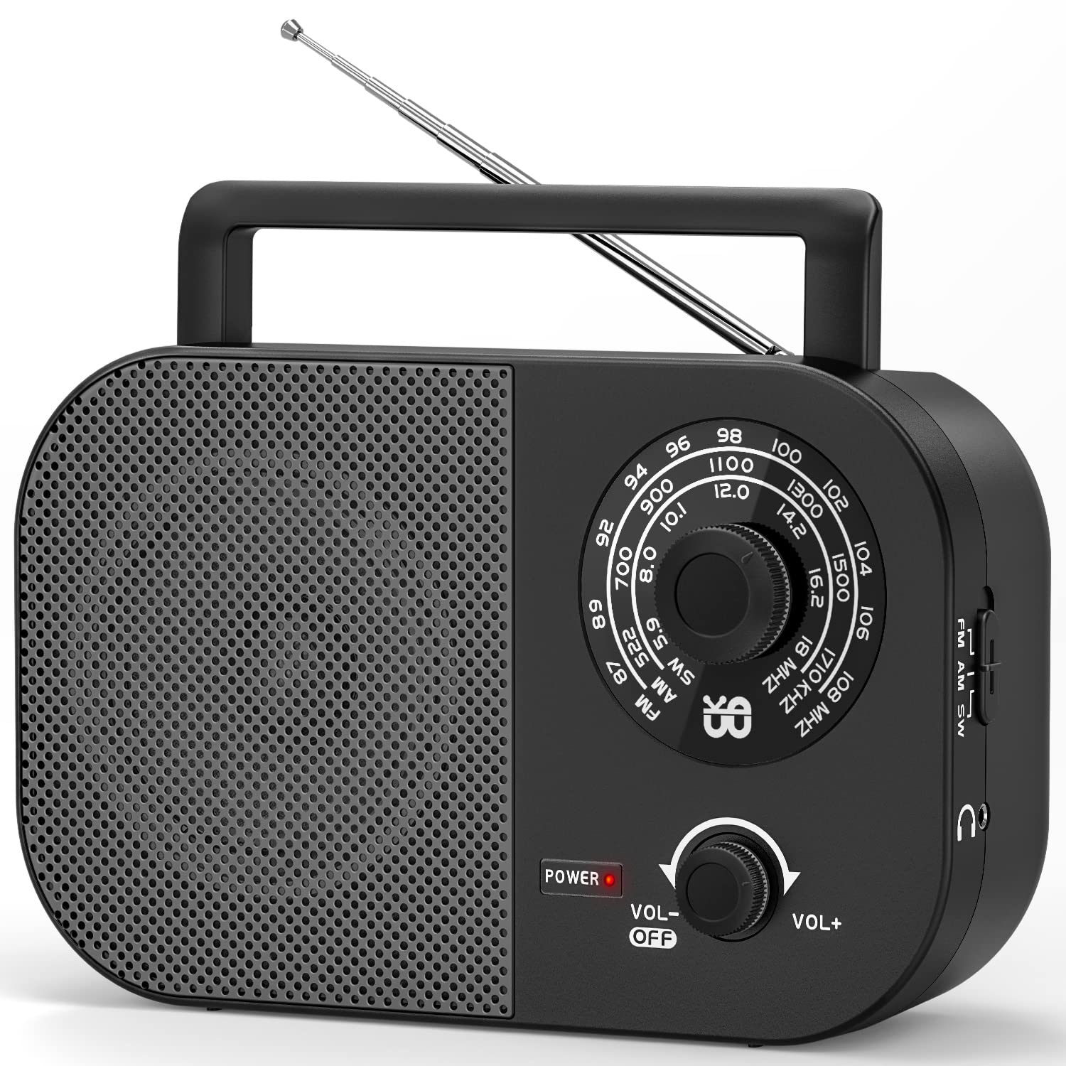 Portable AM FM Shortwave Radio with Long Range