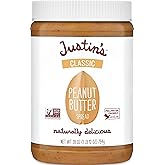 Justin's NUT Butter, PNUT BTR, Classic, Size 28 OZ - No Artificial Ingredients Gluten Free Kosher,1.75 Pound (Pack of 1) | Ma