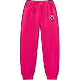 JOE BOXER Girls Joggers, Comfy French Terry Sweatpants for Girls 6-14, Kids Joggers Girls, Lounge Sweat Pants