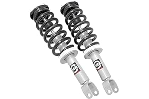 Rough Country N3 Leveling Struts for Ram 1500 4WD (2012–2018 & Ram 1500 Classic) - Fits 2.5" Front Lift, Preloaded Coil, Bolt-On Leveling