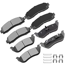cciyu D833 D881 8pcs Front & Rear Ceramic Brake