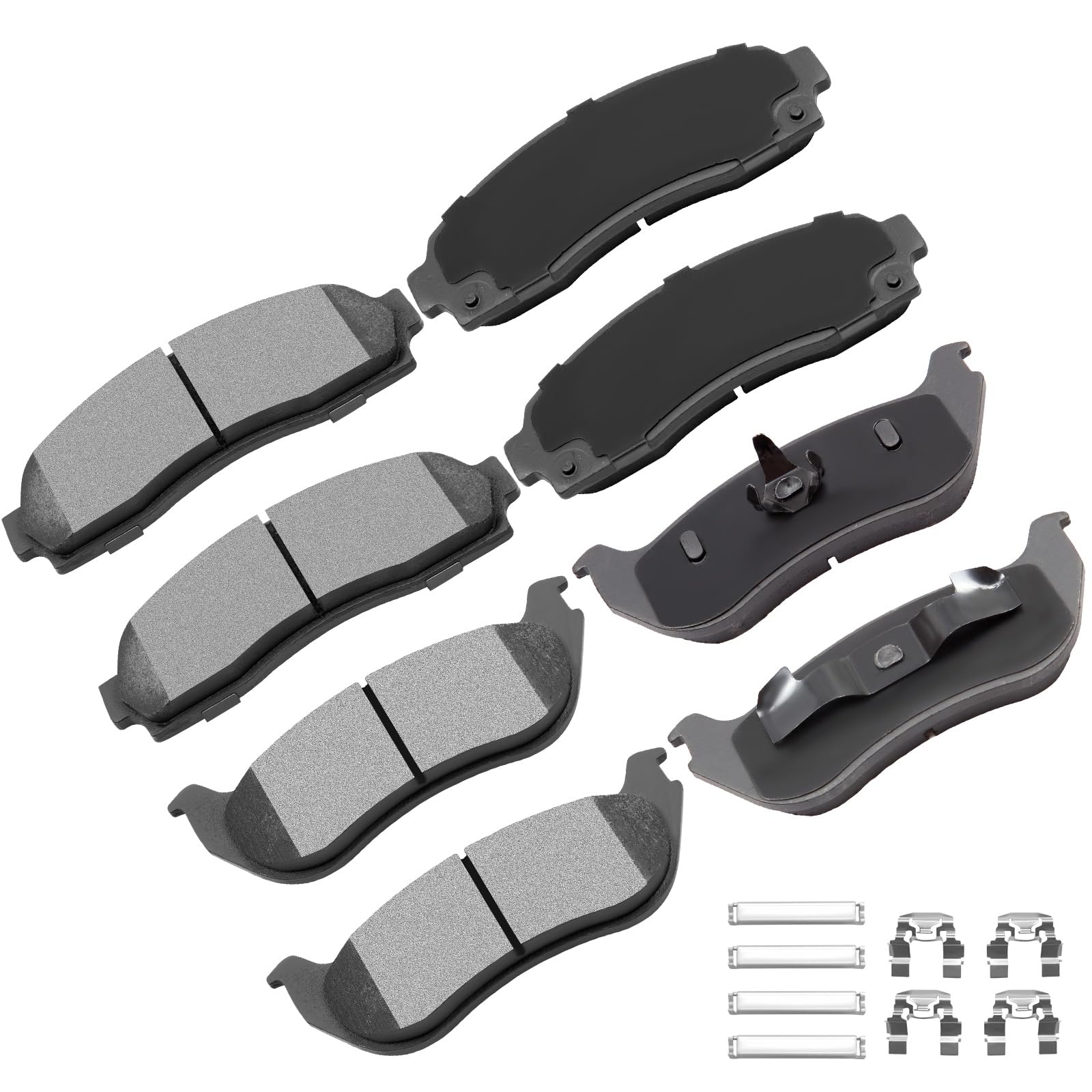 cciyu D833 D881 8pcs Front & Rear Ceramic Brake