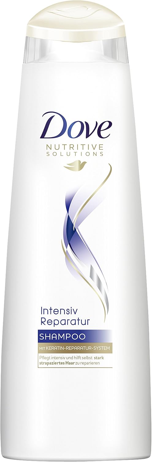 Dove Nutritive Solutions Intensive for Damaged Hair Shampoo with Keratin System 6-pack (6 x 250 ml), 250 ml (Pack of 6)