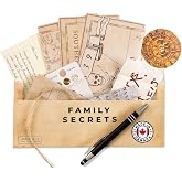 Escape Mail Episode 1 [2nd Edition]: Family Secrets Cooperative Escape Room Game for Families | Envelope | Immersive Storyline | Age 15+