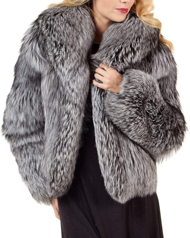 Real Fur Bolero Jacket for Women